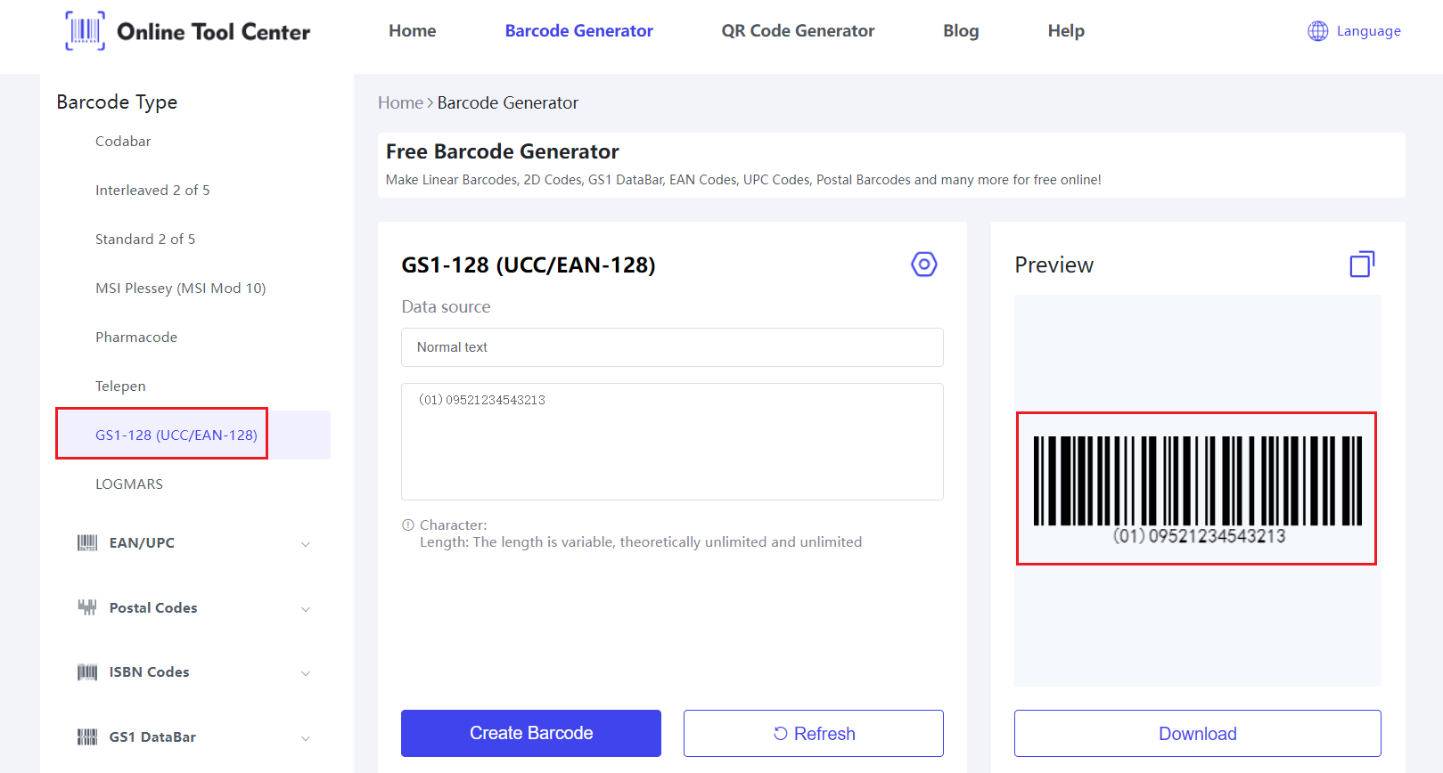 GS1 128 Barcode generator.png