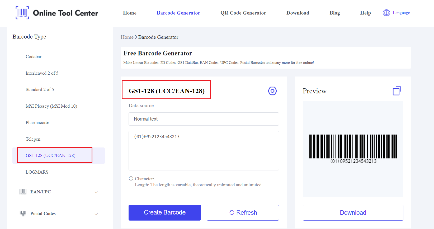 GS1 128 Barcode generator.png