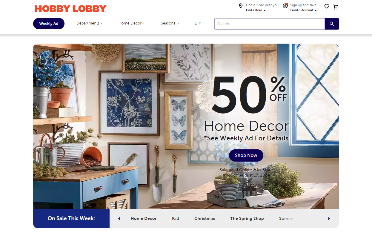 Screenshot von Hobby Lobby website.png