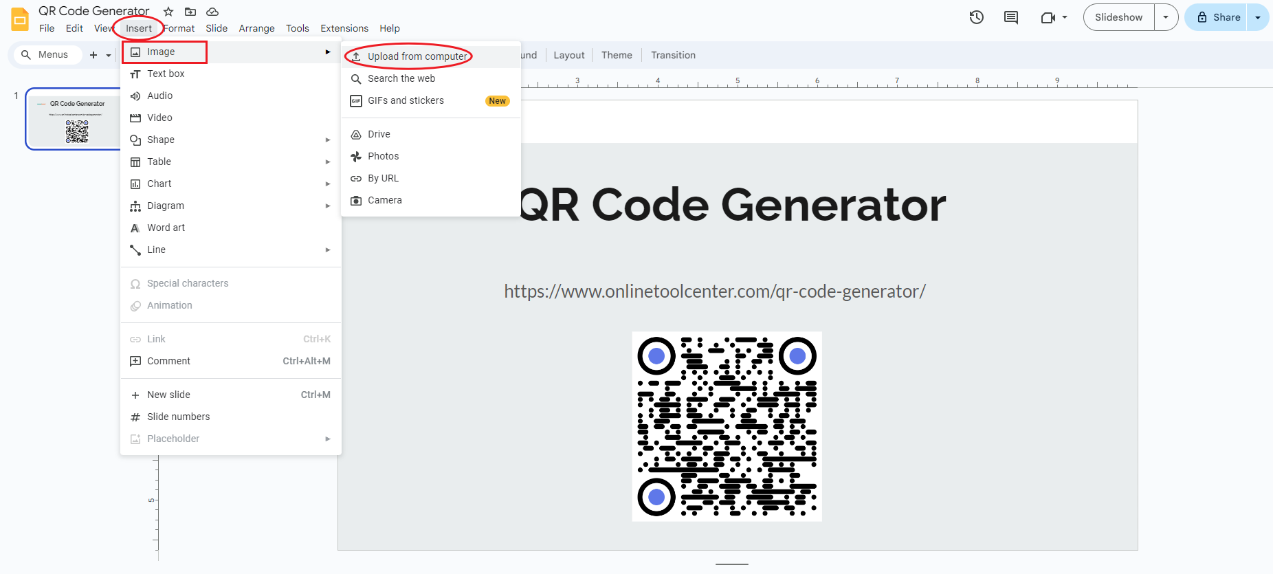 qr-Code in powerpoint.png einfügen