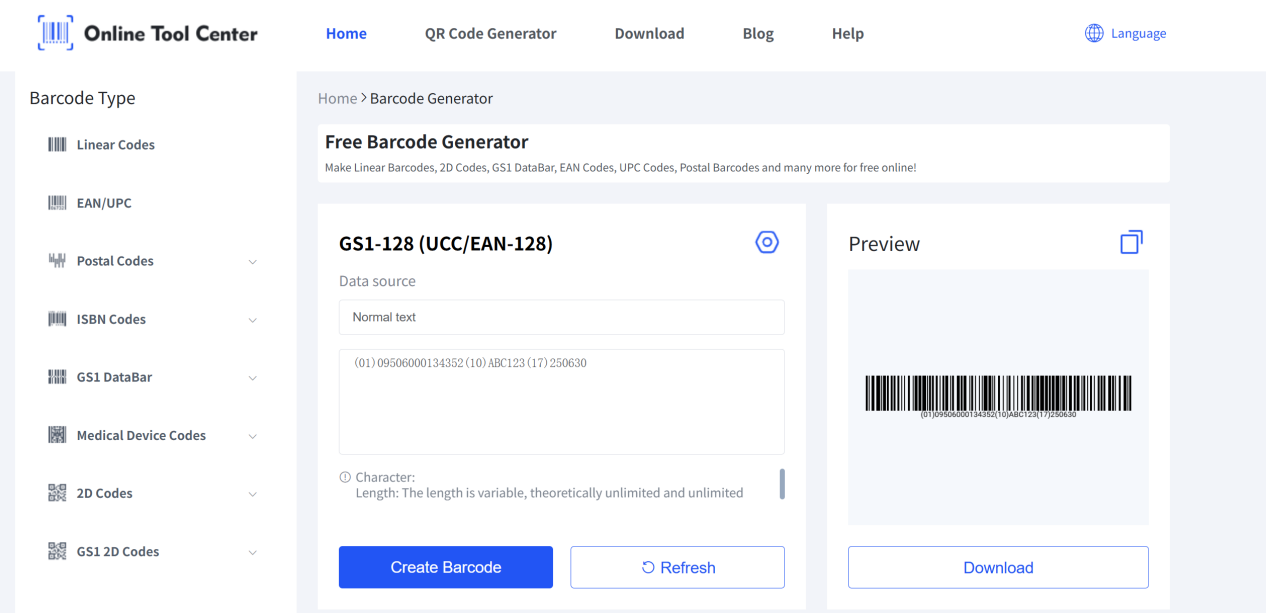 GS1 Barcode