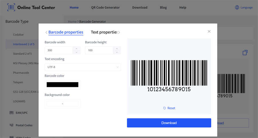 adjsut Barcode Größe
