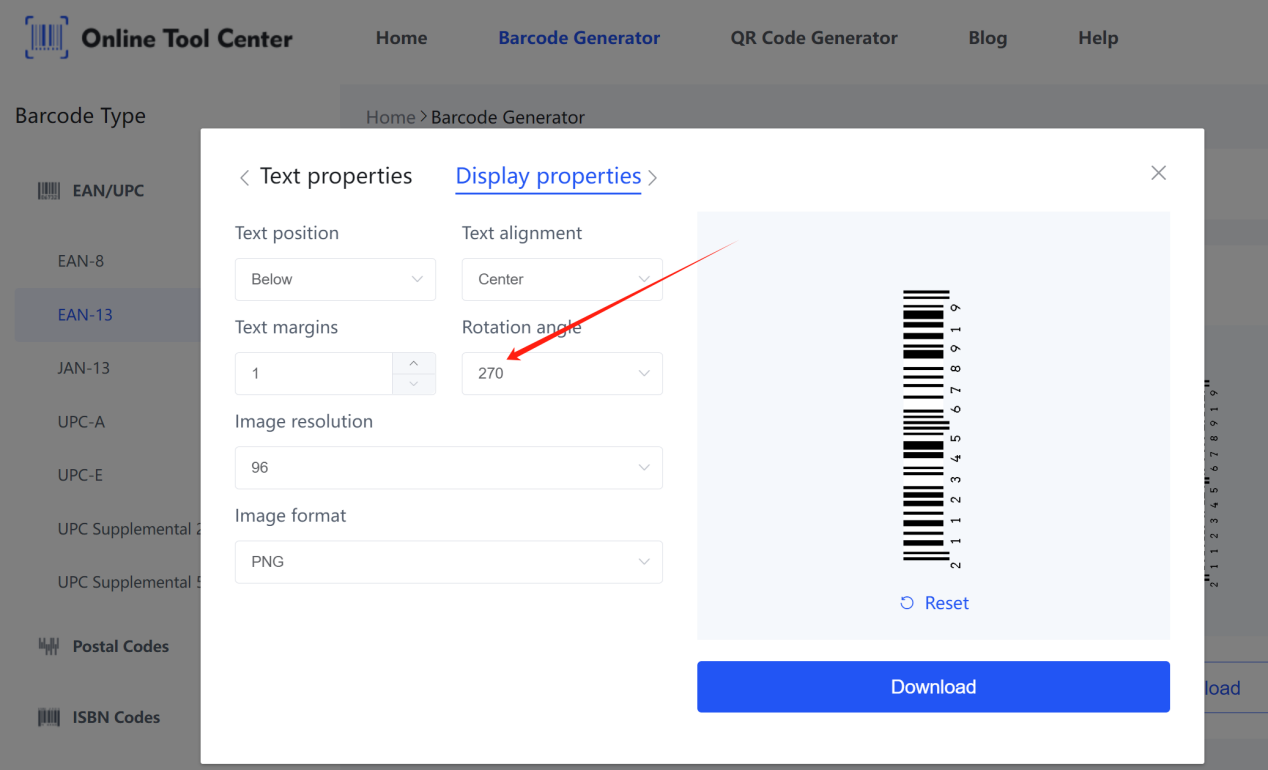 Erzeugen Sie vertikalen Barcode.png