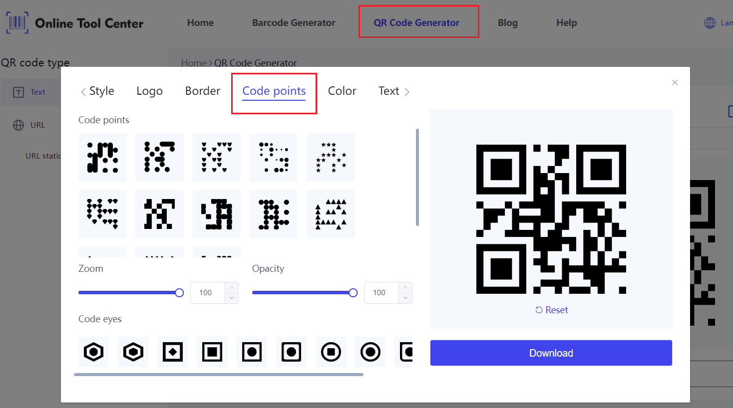 QR Codes mit Dots.png erstellen