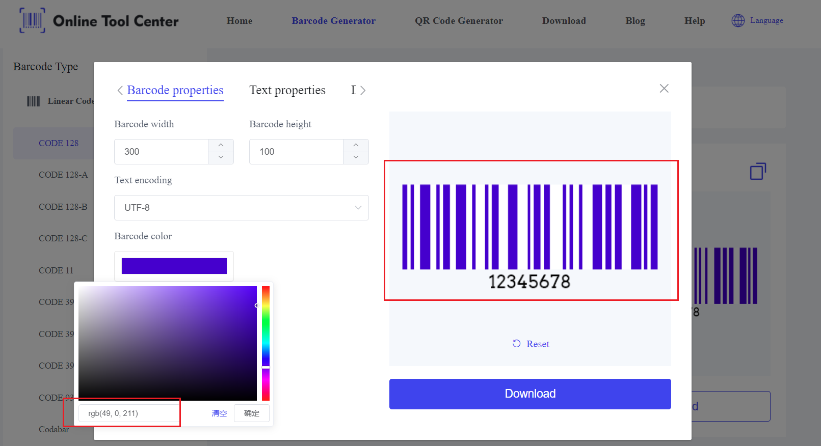 den blauen Barcode.png anpassen