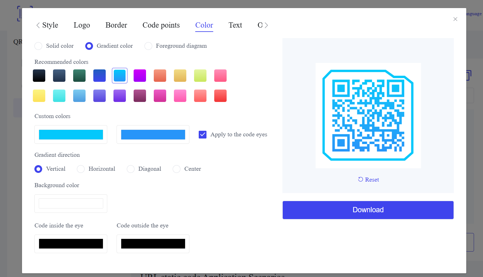 kostenloser Online qr Code Generator