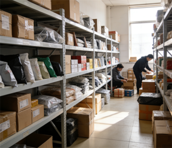 roduct returns in the warehouse Produktrückgänge im Lager