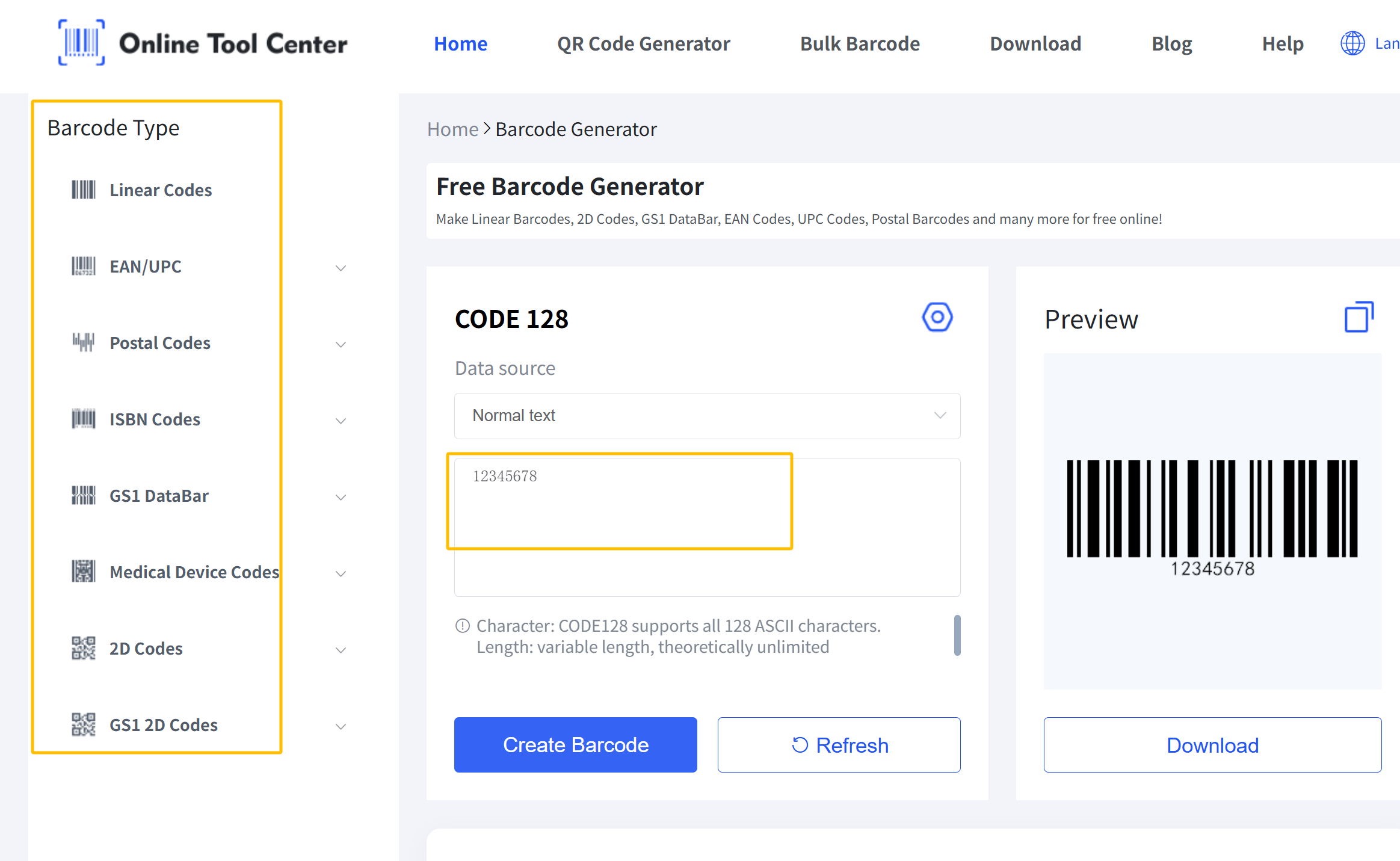 erate Barcode Vektor online
