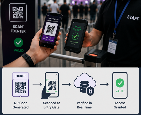 how QR code ticket validation work Wie funktioniert die QR-Code-Ticketvalidierung