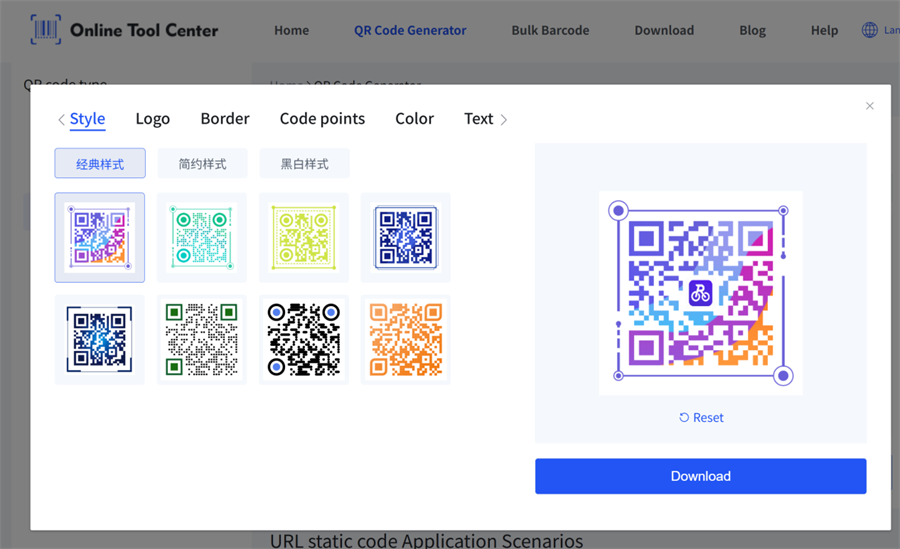 benutzerdefinierter QR-Code-Stil
