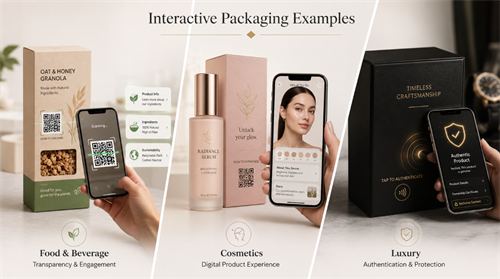 Interaktive Verpackungsbeispiele