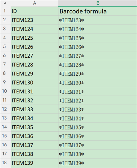 Verm&ouml;genswert-ID Excel