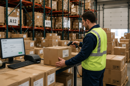 Barcodes im Lager scannen