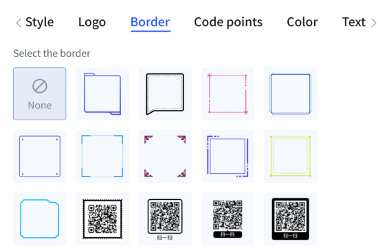QR-Code Grenzen