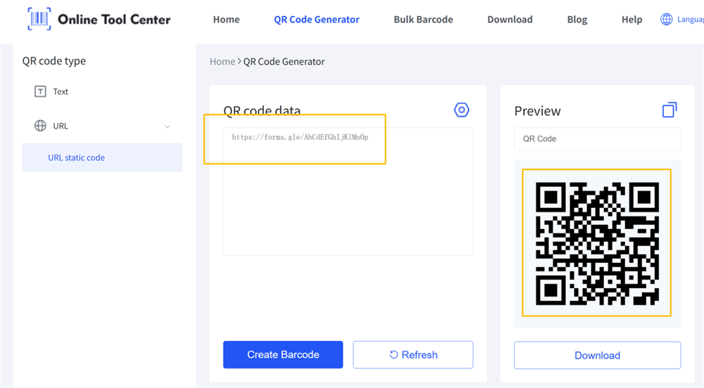make qr code for registration form QR-Code für Registrierungsformular erstellen