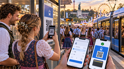 QR-Code f&uuml;r Ticket scannen