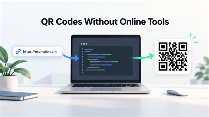 Create a QR Code without online tools Erstellen Sie einen QR-Code ohne Online-Tools